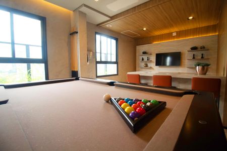 Apartamento à venda com 41m², 1 quarto e sem vaga Apartamento à venda com 41m², 1 quarto e sem vagaSalão de jogos