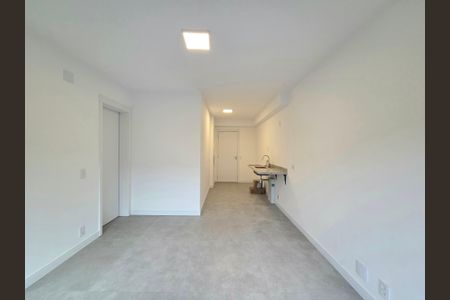 Sala/Cozinha de apartamento para alugar com 1 quarto, 43m² em Indianópolis, São Paulo