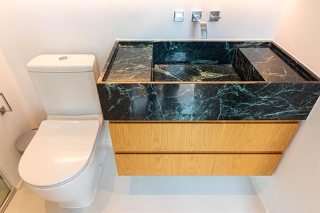 Apartamento para alugar com 109m², 2 quartos e 2 vagasBanheiro da Suíte 2