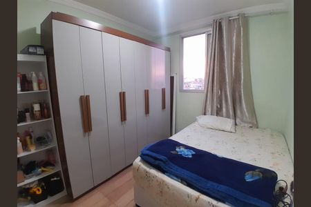 Quarto de apartamento à venda com 3 quartos, 68m² em Jardim do Estádio, Santo André