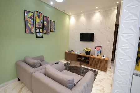 Sala de apartamento à venda com 2 quartos, 48m² em Centreville, Santo André