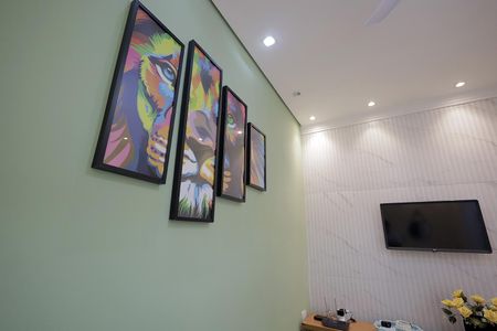 Sala de apartamento à venda com 2 quartos, 48m² em Centreville, Santo André