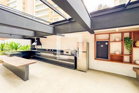 Studio para alugar com 26m², 1 quarto e sem vagaChurrasqueira