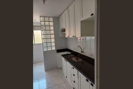Cozinha de apartamento à venda com 2 quartos, 55m² em Jardim do Estádio, Santo André