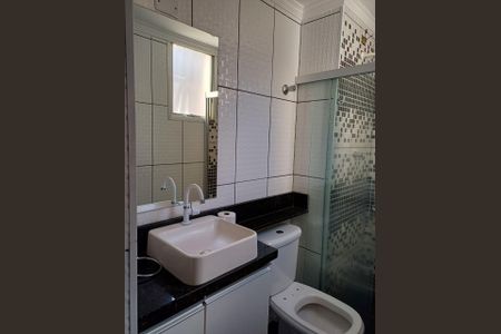 Banheiro de apartamento à venda com 2 quartos, 55m² em Jardim do Estádio, Santo André