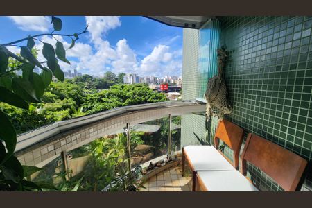Sala - Varanda de apartamento para alugar com 1 quarto, 47m² em Rio Vermelho, Salvador