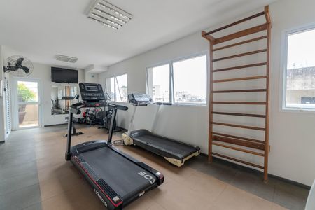 Apartamento para alugar com 35m², 1 quarto e 1 vaga Apartamento para alugar com 35m², 1 quarto e 1 vagaÁrea comum - Academia