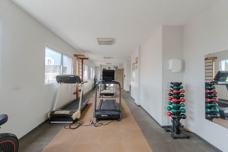 Apartamento para alugar com 35m², 1 quarto e 1 vaga Apartamento para alugar com 35m², 1 quarto e 1 vagaÁrea comum - Academia