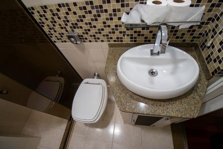 Apartamento para alugar com 45m², 1 quarto e 1 vaga Apartamento para alugar com 45m², 1 quarto e 1 vagaBanheiro