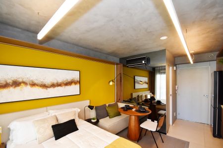 Studio para alugar com 37m², 1 quarto e sem vaga Studio para alugar com 37m², 1 quarto e sem vagaquarto sala