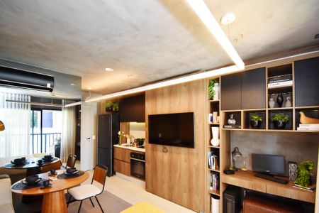 Studio para alugar com 37m², 1 quarto e sem vaga Studio para alugar com 37m², 1 quarto e sem vagaquarto sala