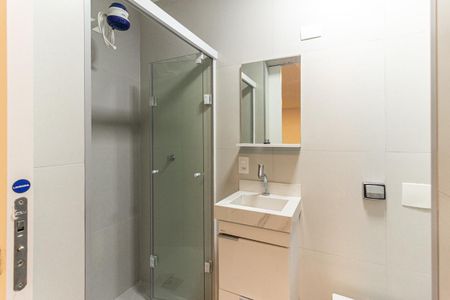 Studio para alugar com 36m², 1 quarto e 1 vaga Studio para alugar com 36m², 1 quarto e 1 vagaBanheiro