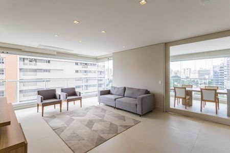 Sala de apartamento para alugar com 2 quartos, 156m² em Vila Olímpia, São Paulo