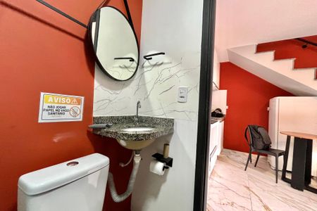 Banheiro de apartamento para alugar com 1 quarto, 45m² em Vila Santa Catarina, São Paulo