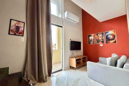 Sala de apartamento para alugar com 1 quarto, 45m² em Vila Santa Catarina, São Paulo