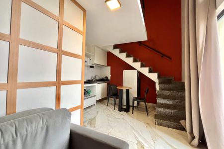 Sala de apartamento para alugar com 1 quarto, 45m² em Vila Santa Catarina, São Paulo