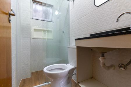 Banheiro de apartamento para alugar com 1 quarto, 34m² em Vila Antonina, São Paulo