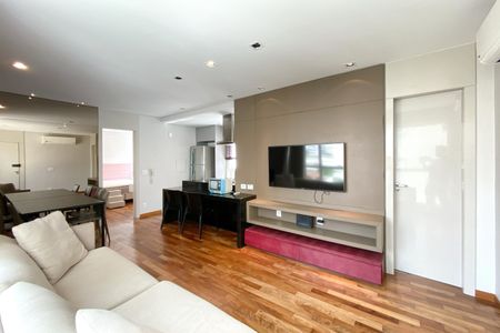 Sala de apartamento para alugar com 1 quarto, 56m² em Funcionários, Belo Horizonte