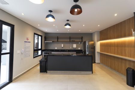 Apartamento para alugar com 28m², 1 quarto e sem vagaSalão de festas