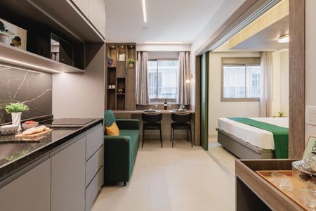 Apartamento à venda com 24m², 1 quarto e sem vaga