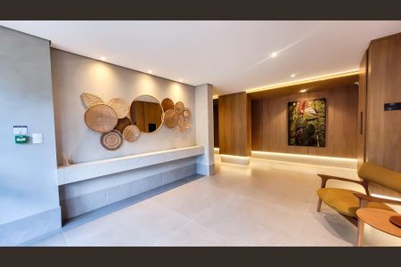 Apartamento à venda com 65m², 2 quartos e 2 vagasHall social