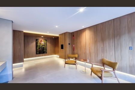 Apartamento à venda com 65m², 2 quartos e 2 vagasHall social