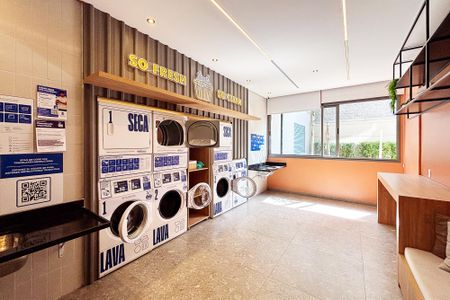 Studio para alugar com 25m², 1 quarto e sem vaga Studio para alugar com 25m², 1 quarto e sem vagalavanderia