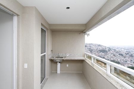 Varanda da Sala de apartamento à venda com 2 quartos, 65m² em Gutierrez, Belo Horizonte
