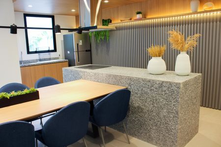 Studio à venda com 29m², 1 quarto e sem vagaSalão de Festas