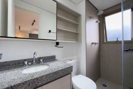 Studio para alugar com 27m², 1 quarto e sem vaga Studio para alugar com 27m², 1 quarto e sem vagaBanheiro