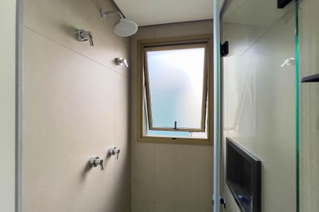 Studio para alugar com 27m², 1 quarto e sem vaga Studio para alugar com 27m², 1 quarto e sem vagaBanheiro