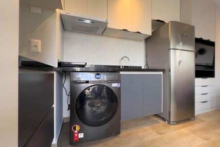 Studio para alugar com 27m², 1 quarto e sem vaga Studio para alugar com 27m², 1 quarto e sem vagaCozinha