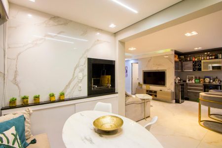 Varanda gourmet de apartamento à venda com 2 quartos, 74m² em Campestre, Santo André