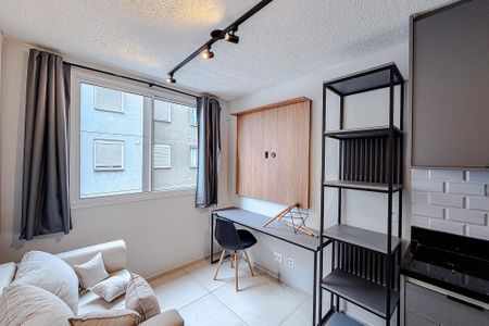 Studio para alugar com 27m², 1 quarto e sem vagaSala