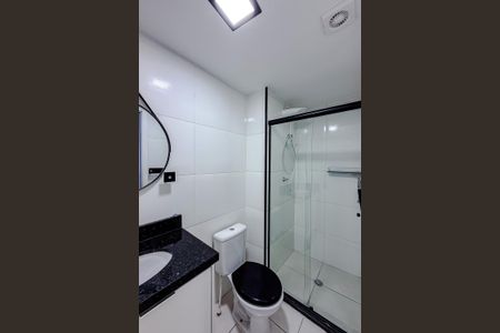 Banheiro da Suíte de kitnet/studio para alugar com 1 quarto, 26m² em Mooca, São Paulo