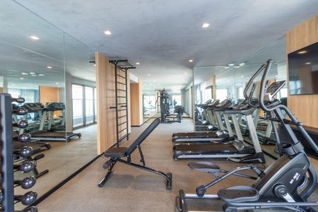 Apartamento para alugar com 58m², 2 quartos e 2 vagas Apartamento para alugar com 58m², 2 quartos e 2 vagasÁrea comum - Academia