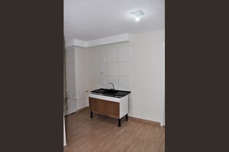 Apartamento para alugar com 38m², 2 quartos e sem vagaDetalhe - Cozinha Americana com Área de Serviço