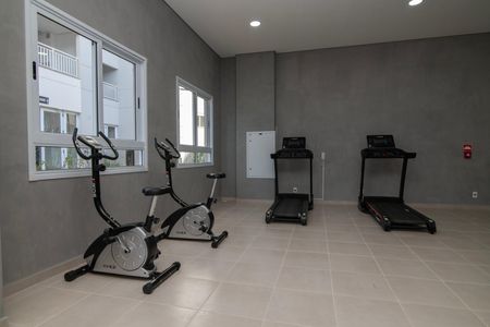 Apartamento para alugar com 54m², 2 quartos e 1 vaga Apartamento para alugar com 54m², 2 quartos e 1 vagaÁrea Comum - Academia