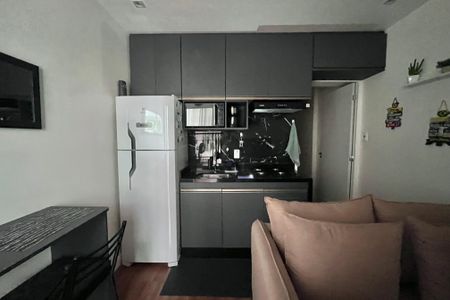 Sala/cozinha de apartamento para alugar com 1 quarto, 35m² em Copacabana, Rio de Janeiro