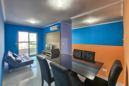 sala de apartamento para alugar com 2 quartos, 124m² em Vila Assuncao, Praia Grande