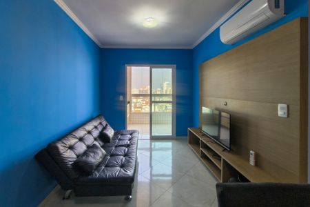 sala de apartamento para alugar com 2 quartos, 124m² em Vila Assuncao, Praia Grande