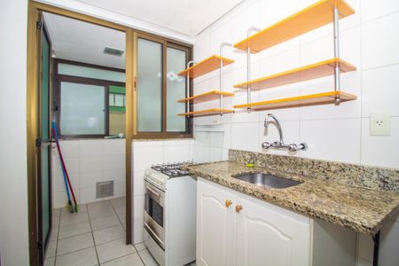 Cozinha de apartamento para alugar com 1 quarto, 38m² em Jardim Botânico, Porto Alegre