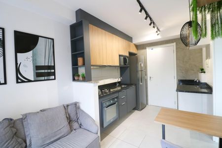 Studio de kitnet/studio para alugar com 1 quarto, 28m² em Jardim Caravelas, São Paulo
