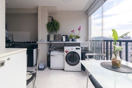 Sala - Varanda de apartamento à venda com 1 quarto, 34m² em Jardim Sao Luiz, São Paulo