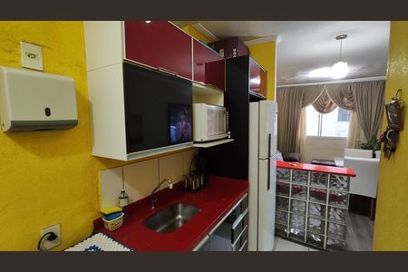 Apartamento para alugar com 45m², 2 quartos e sem vaga Apartamento para alugar com 45m², 2 quartos e sem vagaCozinha e Área de Serviço conjugadas