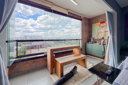 Studio à venda com 36m², 1 quarto e 1 vagaVaranda
