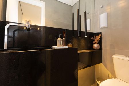 Lavabo da Sala de apartamento à venda com 4 quartos, 166m² em Alphaville Nova Lima, Nova Lima