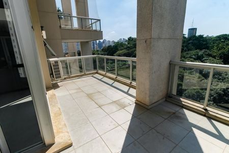 Varanda da Sala 1 de apartamento à venda com 2 quartos, 162m² em Parque do Morumbi, São Paulo