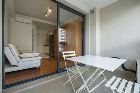 Studio para alugar com 25m², 1 quarto e sem vagaStudio - Varanda