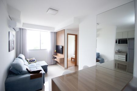 Sala de apartamento à venda com 2 quartos, 48m² em Cabral, Contagem